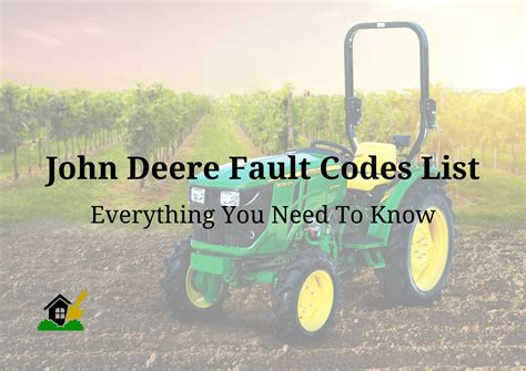 how to clear codes on a john deere skid steer|john deere fault code list.